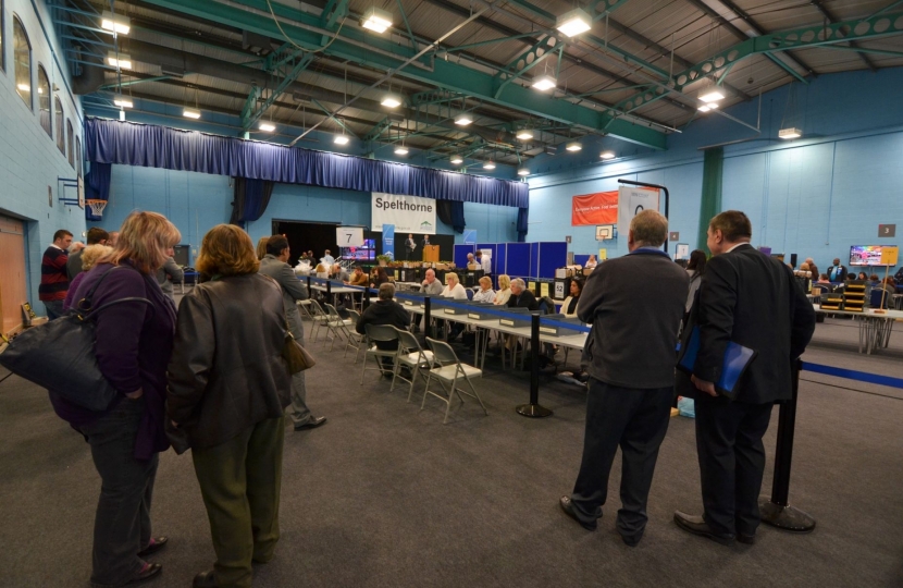 Spelthorne Election Count 2015