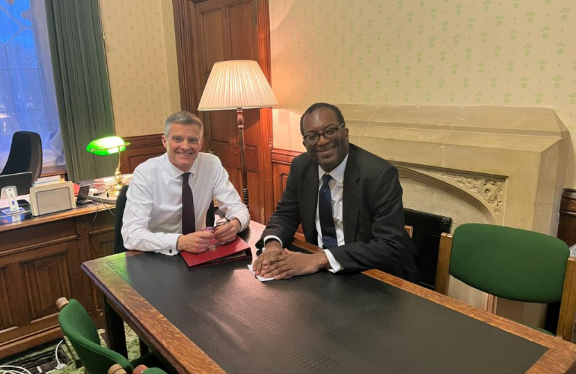 Kwasi and Secretary of State for Transport, Mark Harper MP