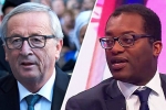 Jean-Claude Juncker and Kwasi Kwarteng