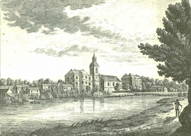 St Mary's Sunbury, c1800