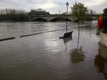 Flooded Staines