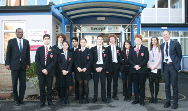 Kwasi met with Year 10 and 11 pupils